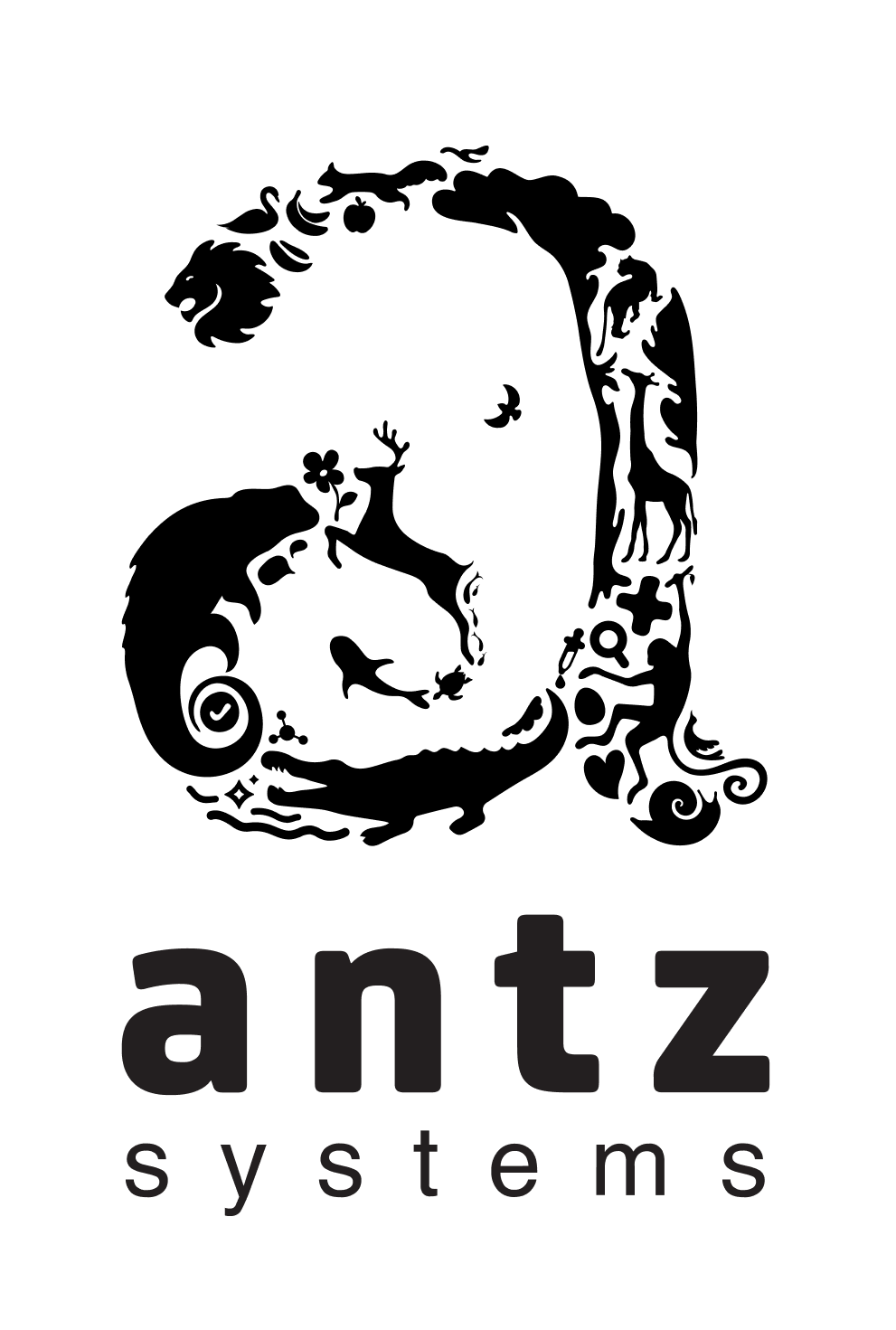 Vertical, black